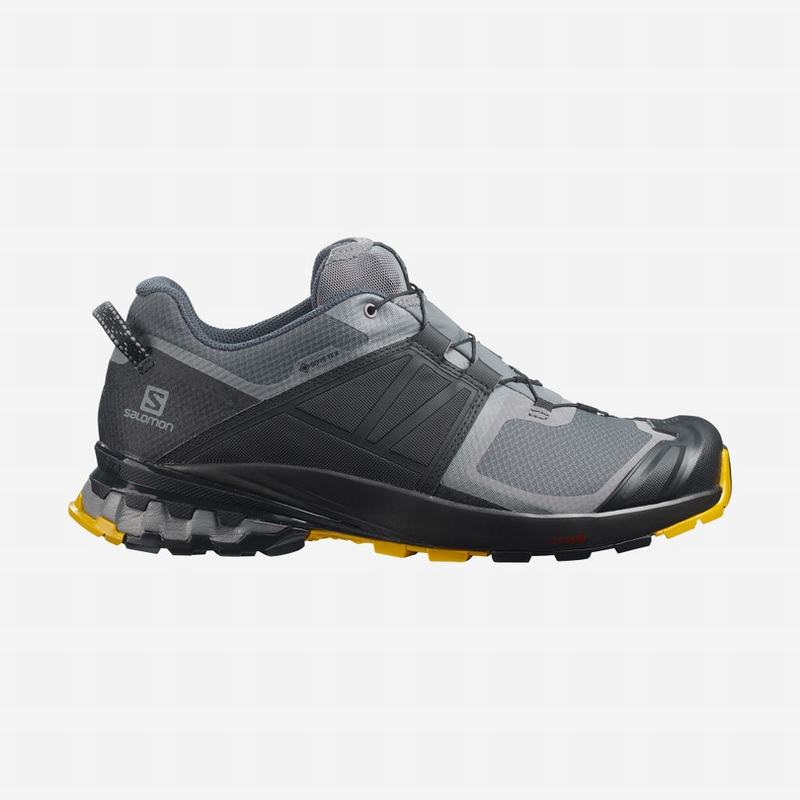 SALOMON XA WILD GORE-TEX Philippines - Men's Trail Running Shoes - Black | 658017-XCH